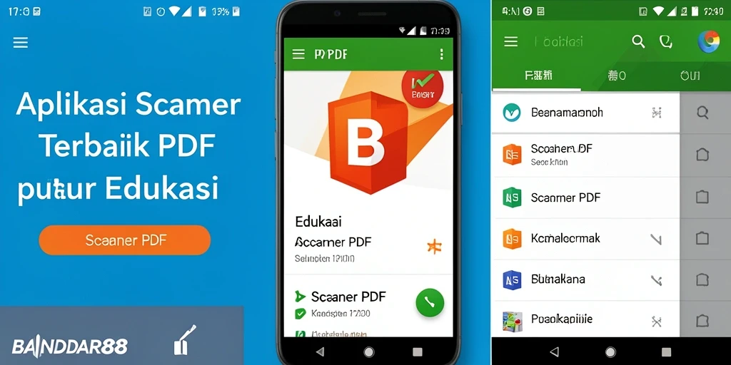 Tampilan antarmuka utama BANDAR88 dengan fitur Scanner PDF yang intuitif