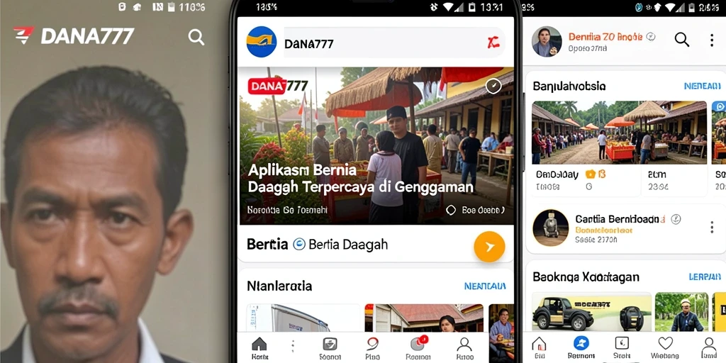 Tampilan antarmuka DANA777 yang informatif dan mudah digunakan.