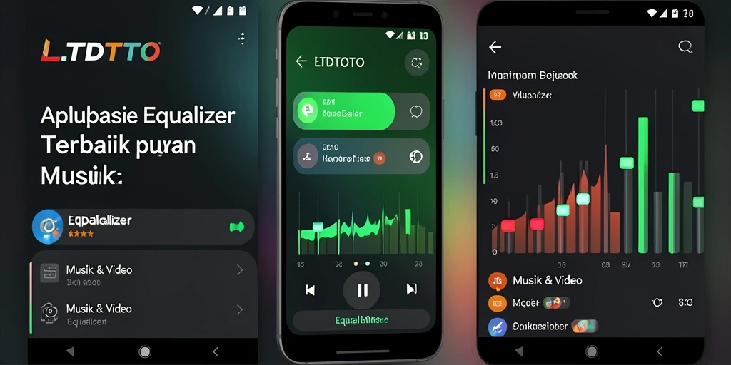 Antarmuka LTDTOTO yang intuitif dan fitur Equalizer yang menarik