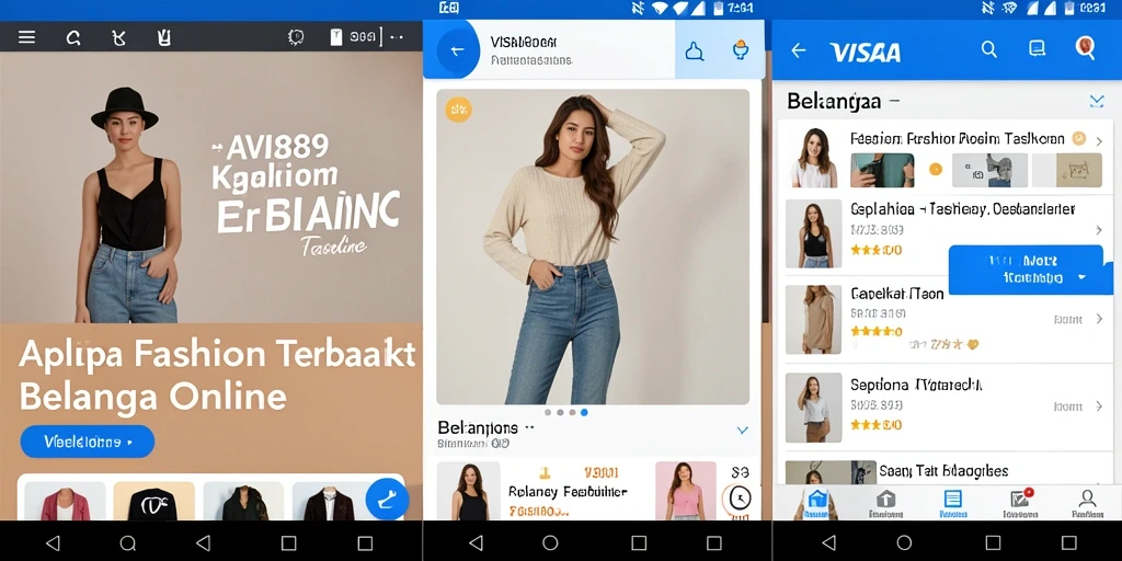 Tampilan antarmuka aplikasi <strong>VISA89</strong> yang modern dan user-friendly.