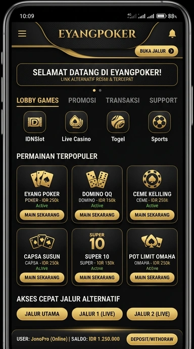 Halaman Link Alternatif Eyangpoker untuk Akses Lebih Mudah