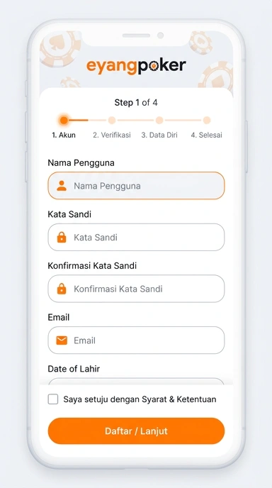 Daftar Akun Eyangpoker Untuk Pengguna Baru